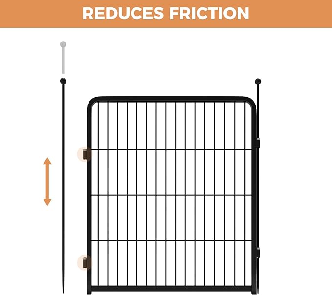 FXW Dog Playpen Accessories - Muffler Tubes, Compatible Rollick/Instant Dog Playpen (Replacement for HomePlus/Dog Gate) (32PCS, White) │ Patented