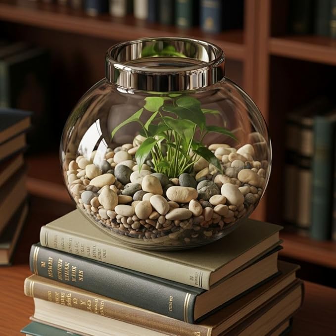 32 oz Jug Multicolor Cream Small River Rock, ½-1½ inch size, for indoor outdoor decor, vase filler, candles, art, crafts, aquariums, fairy gardens, planters, tablescapes, terrariums