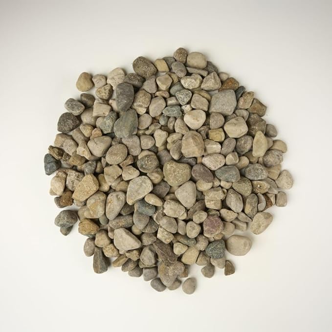 32 oz Jug Multicolor Gray Medium River Rock, 1½-3 inch size, for indoor outdoor decor, vase filler, candles, art, crafts, aquariums, fairy gardens, planters, tablescapes, terrariums