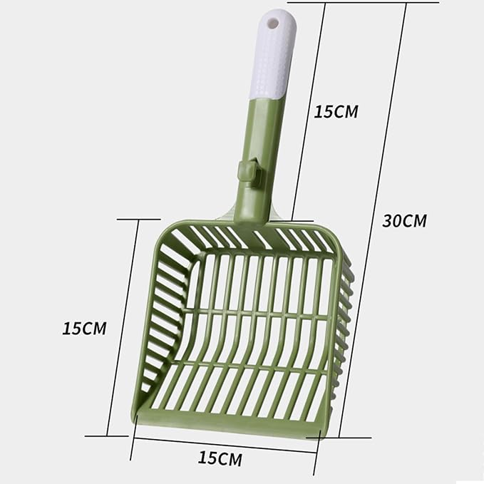 Cat Scooper for Litter Box, Cat Litter Scoop, Kitty Litter Scoop, Cat Poop Collector, All in One Litter Scoop Pet Litter Sifter (Yellow)