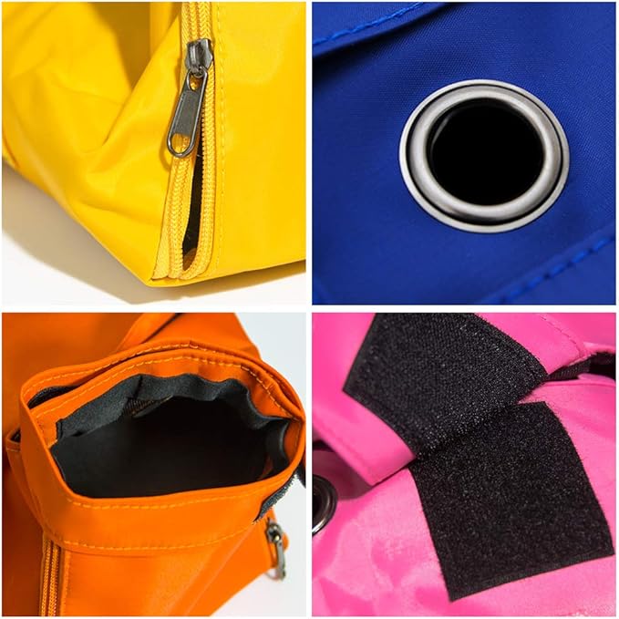 Kukaster Pet Cat’s Restraint Bag for Claw Care Nail Trimming Anti-Scratching Grooming Bag for Cats Medical Examination(Blue-s)