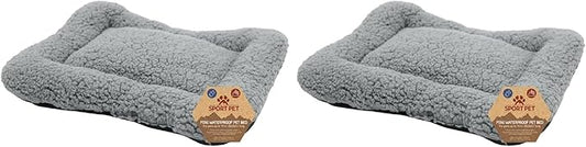 SportPet Designs Foldable Travel Cat Carrier - Front Door Plastic Collapsible Carrier Collection, Waterproof Bed (Pack of 2)