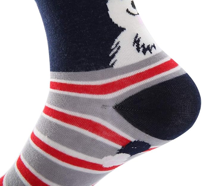 Womens Grils Cute Animal Socks, Dog Cat Socks, Novelty Funny Crew Sock, Animal Gifts for Women Dog and Cat Lovers