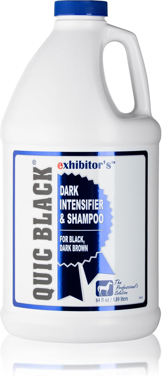 exhibitor's Quic Black Shampoo 64 Ounce Color Enhancing Dark Coats (321284)