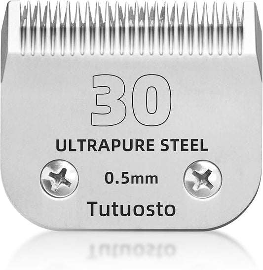 30# Clipper Blades Pet Grooming Clipper Replacement Blades Detachable Blade Compatible with andis/wahl/Oster Dog Clippers