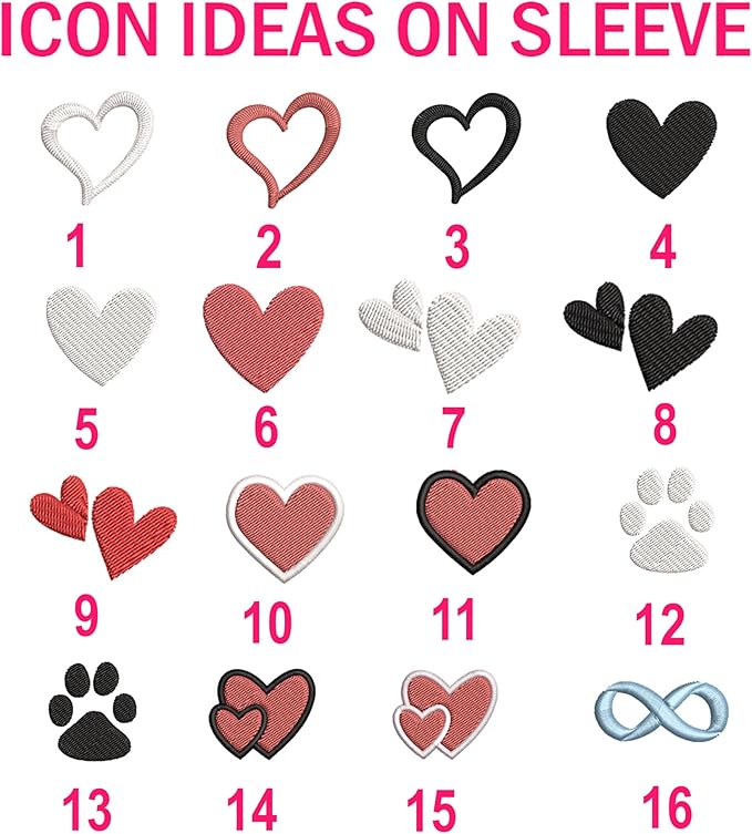 NAZENTI Custom Dog Mom Embroidered Sweatshirt with Pet Name on Sleeve, Fur Mama, Dog Lover Gifts