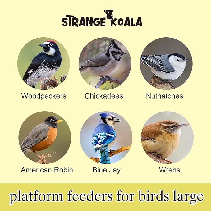 Wooden Platform Bird feeders,Hanging Platform Bird feeders