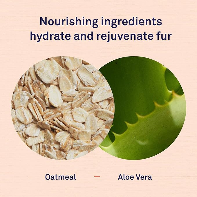 Petpost | Detangling Spray for Dogs with Knots, Mats & Tangles - Naturally Rejuvenating Dog Hair Detangler for Healthier, Shinier, Stronger Fur - Oatmeal, Aloe, and Vitamin E Formula 8 oz.