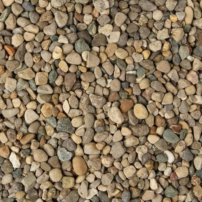 32 oz Jug of Multicolor Gray Pea Gravel, ⅛ - ½ inch Size, for Indoor Outdoor Decor, vase Filler, Candles, Art, Crafts, Aquariums, Fairy Gardens, planters, tablescapes, terrariums