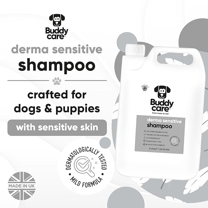 Derma Sensitive Dog Shampoo with Aloe Vera and Pro Vitamin B5 (169.07oz)