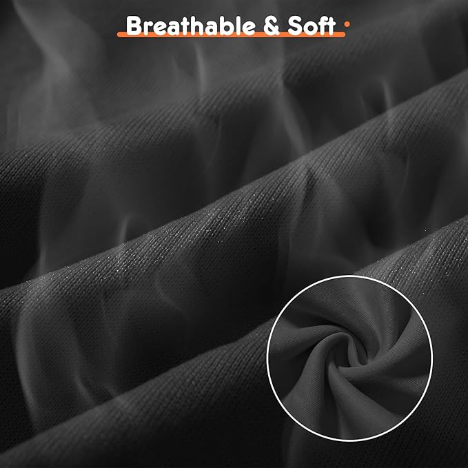 Hands-Free Dog Sling Carrier for Small Pets (5-15 lbs) - Adjustable Ergonomic Chest Carrier, Anti-Slip Design with Breathable Mesh - Reduce Back Pain & Pet Anxiety (Black)