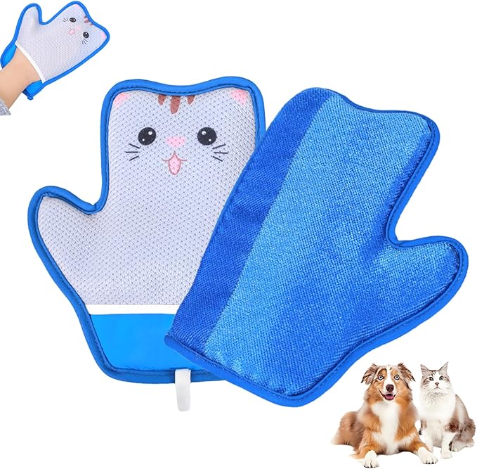 Pet Hair Removal Tool, Pet Hair Remover Glove, Dog Hair Remover, for Cats and Dogs,Cute,Washable Reusable,Cute Pet Hair Removal Tool for Furniture, Clothes, Couches, Bed, Carpet