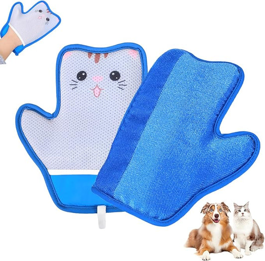 Pet Hair Removal Tool, Pet Hair Remover Glove, Dog Hair Remover, for Cats and Dogs,Cute,Washable Reusable,Cute Pet Hair Removal Tool for Furniture, Clothes, Couches, Bed, Carpet