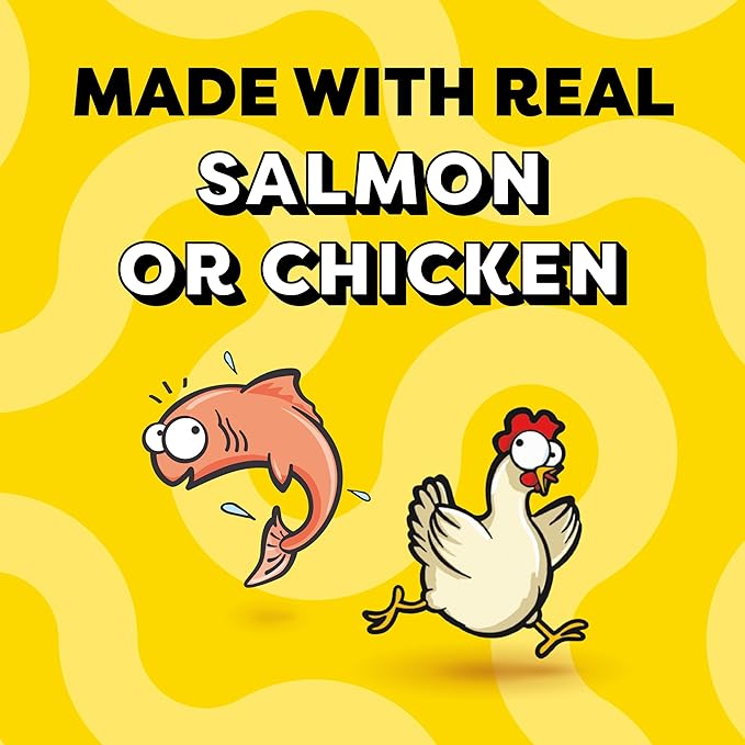 Temptations Creamy Puree Variety Pack of Squeezable Cat Treats, 0.42 oz. Tubes, 16 Count