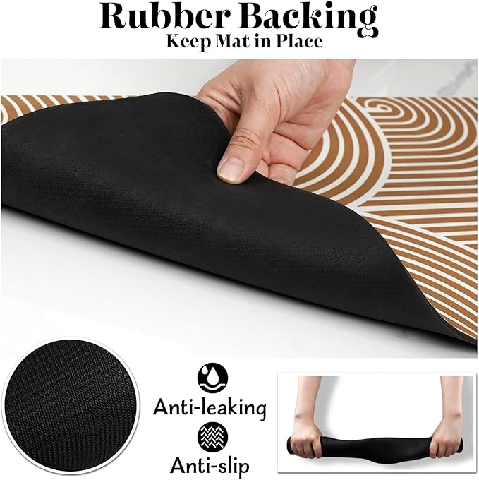 Eco-Friendly Pet Supplies: Absorbent Quick Dry Cat & Dog Food Mat, 16"x24"