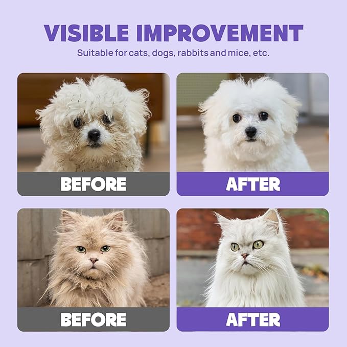 HICC PET Cleaning Deodorizing Glove Wipes for Dogs & Cats, Vet Recommended Hypoallergenic Hydrating & Nourish Fur Pet Grooming Glove Wipes, Pet Bathing Wipes for Horse Coat Care,20pcs Verbena Scent