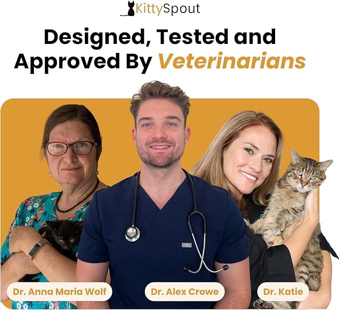 The KittySpout Stainless Steel Wireless Cat Water Fountain, 4L/108oz