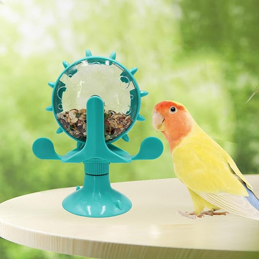 Oooct Bird Foraging Toys, Parrot Rotating Feeders, Bird Chewing Toys, Bird Enrichment Toys, Bird Cage Accessories, Suitable for Birds Parrots Parakeets Cockatiels Conures Lovebirds