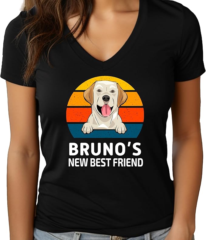 Custom Dog Mom Shirt for Women Pet Ears Sweatshirt with Name Unique Puppy Line Art Cute Dad Hoodie for DogDad Owner Lover