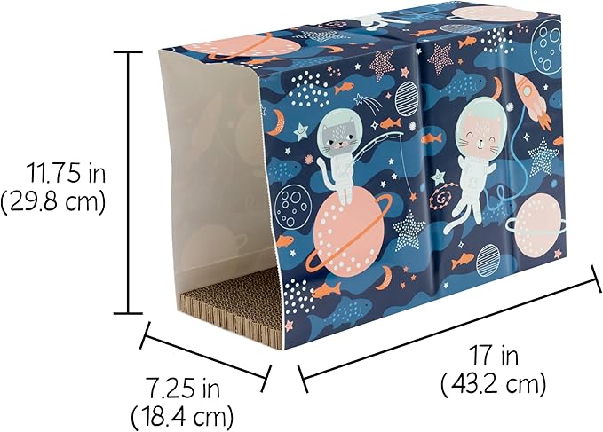 Kitty City Paper Bag Scratchers for Cats, Galatic Paper Bag 2-Pack