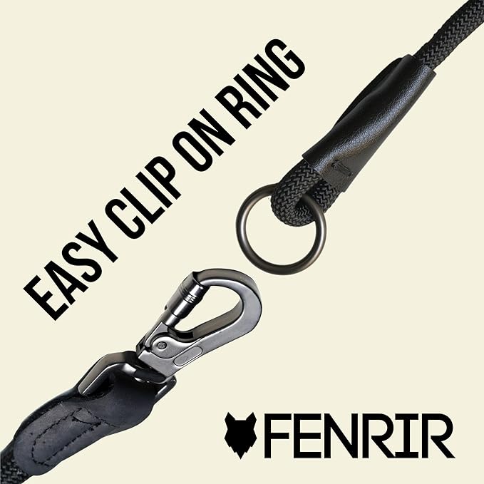 Fenrir Slip Collar with Spring Loaded Limiter Black (Small)