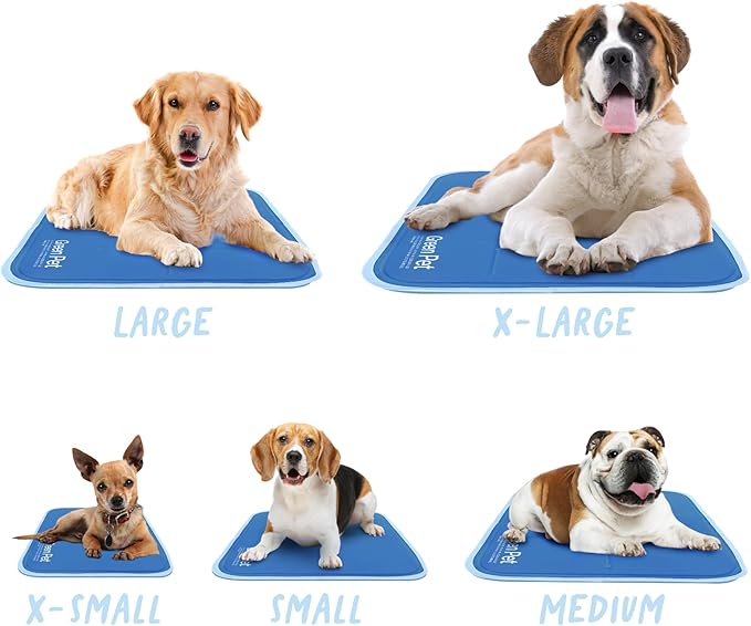 The Green Pet Shop Cool Pet Pad - Medium, Disney’s Stitch - Self-Cooling, Pressure Activated Mat for Dogs & Cats from 21-45 lbs - Non-Toxic Gel, No Water Needed