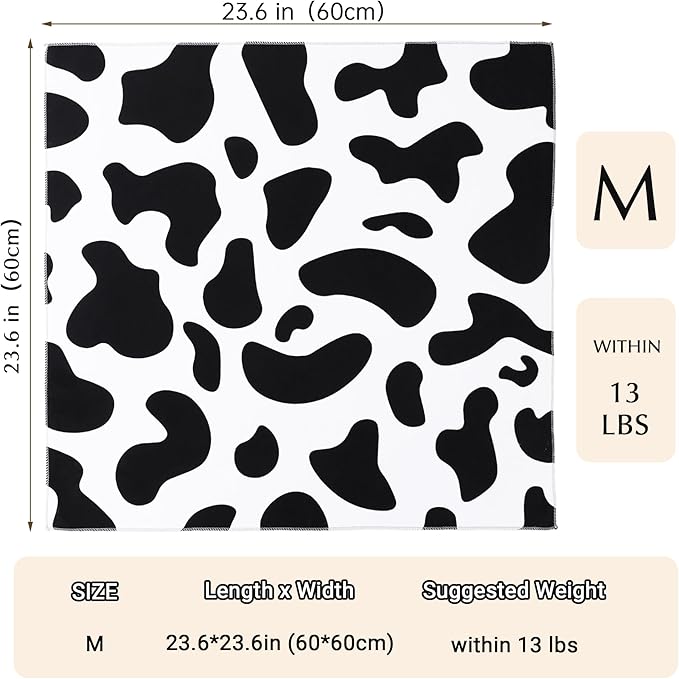 Cat Grooming Wrap Cat Wrap for Cutting Nails, 23.6" Cat Wrap for Grooming, Cat Restraint for Nail Clipping, Multifunctional Swaddle Wrap Pet Tool, Cat Burrito Wrap