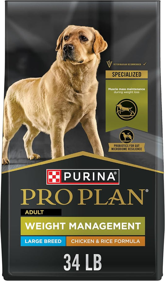 Purina Pro Plan Focus Adult Large Breed Weight Management Formula - 34Lb