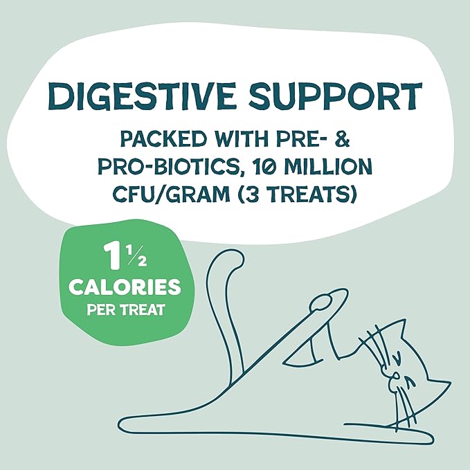 Shameless Pets Crunchy Cat Treats - Kitty Treats for Cats with Digestive Support, Natural Ingredients Kitten Treats with Real Ingredients, Healthy Flavored Feline Snacks - Variety Pack, 3-Pk