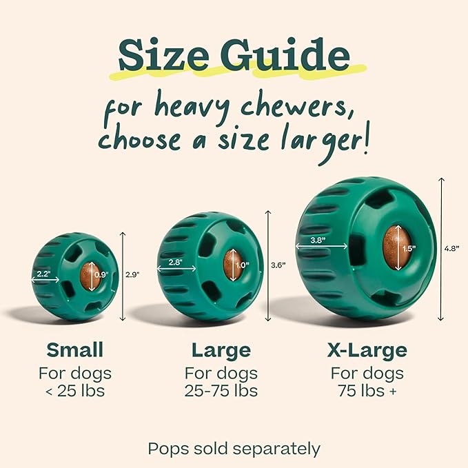 WOOF Pupsicle - Long-Lasting Interactive Dog Toy to Keep Your Pup Busy and Distracted - Safe for Dogs - Low-Mess Design - Dog Toys for Small Dogs 10-25 lbs