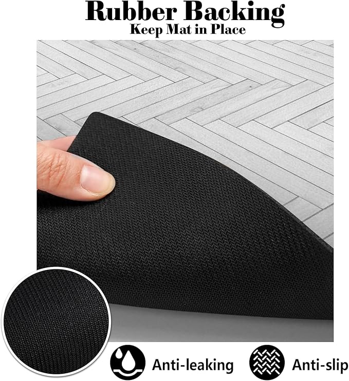 Dog Food Mats for Floors Absorbent, Pet Cat Food Mat - Quick Dry Dog Bowl Mats for Food and Water, Eco-Friendly Boho Pet Supplies
