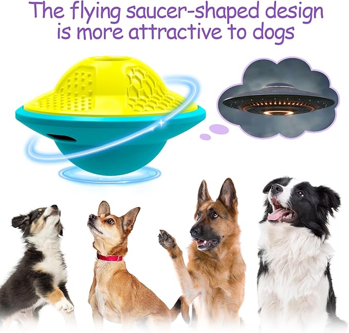 Interactive Dog Puzzle Toy for Smart, Dog Enrichment Toys to Keep Them Busy, Treat Dispensing Dogs Slow Feeder & Stimulating Dogs Toy