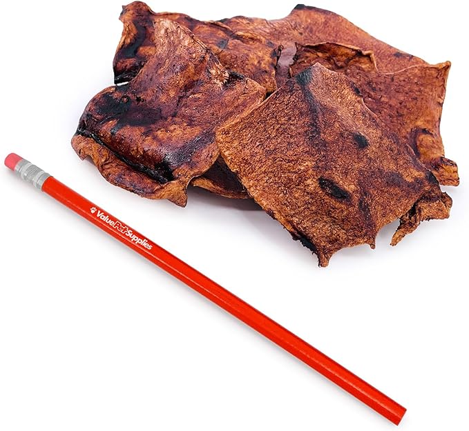 ValueBull USA Rawhide Chips, Natural Beef Flavor, 20 Pound Bulk Pack - Natural & Safe, USA Beef Hide, Long Lasting, Chemical Free, No Artificial Flavors