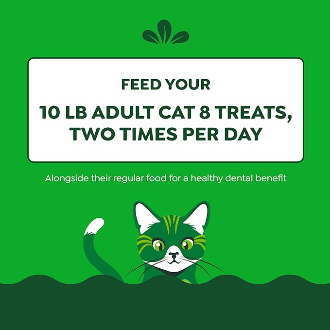 Greenies Feline Adult Dental Cat Treats, Savory Salmon Flavor, 4.6 oz. Pack