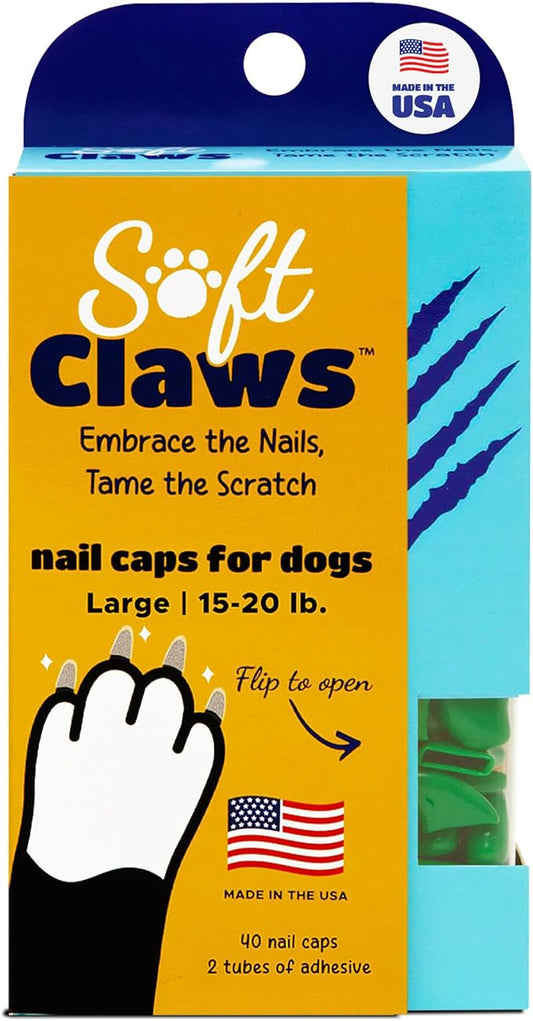 Soft Claws Dog Large Green