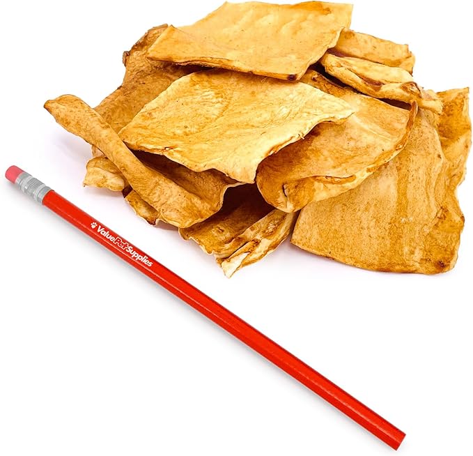 ValueBull USA Rawhide Chips, Chicken Infused, 2 Pound - Natural & Safe, USA Beef Hide, Long Lasting, Chemical Free, No Artificial Flavors