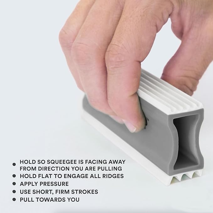 FurDozer X3 PRO Pet Hair Remover & Auto Detailing Tool - Cat & Dog Hair Remover for Carpets, Car Interiors, Couches, Bedding, & Furniture - Reusable Pet Hair Removal Tool for Dog Fur & Lint, 5", Grey