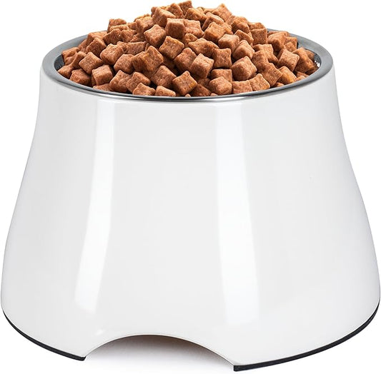 Raised Dog Bowls, Elevated Dog Bowls for Wearing Cone,Cocker Spaniel Long Ears,Neck Stress-Free,Non-Slip Stianless Steel Bowl for Large Dogs