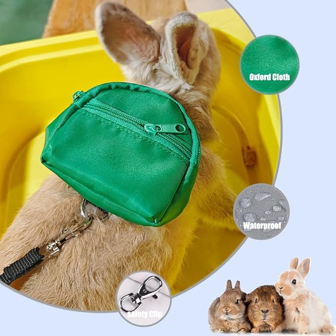 Portable Small Animal Backpack Travel Breathable Pet Carrier Bag Cages for Guinea Pig, Rabbit, Bearded Dragon, Squirrel, Tortoise, Bird, Lizard, Sugar Glider