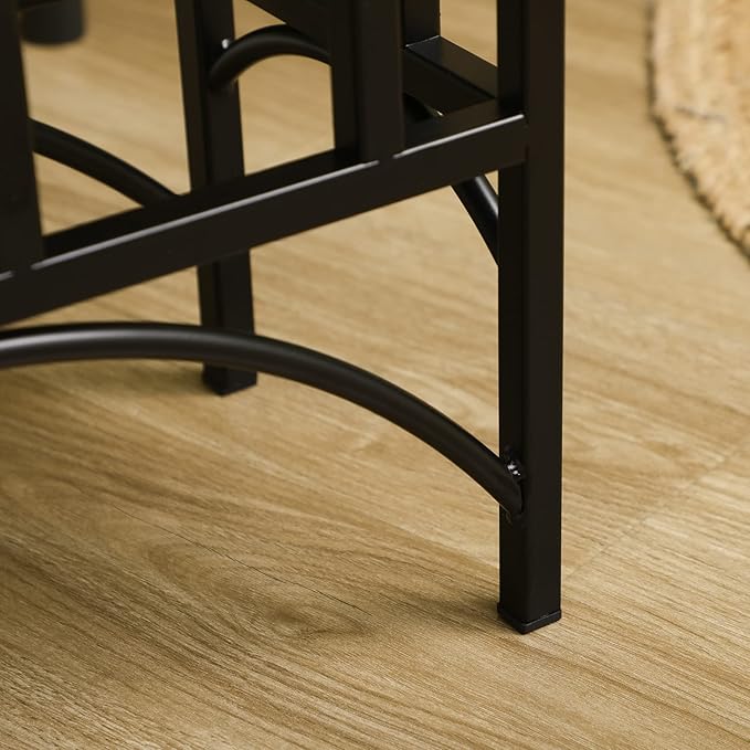 PawHut Elevated Dog Bowls, Double Stainless Steel Heavy Duty Dog Food Bowl Elevated Pet Feeding Station, 10.5" H