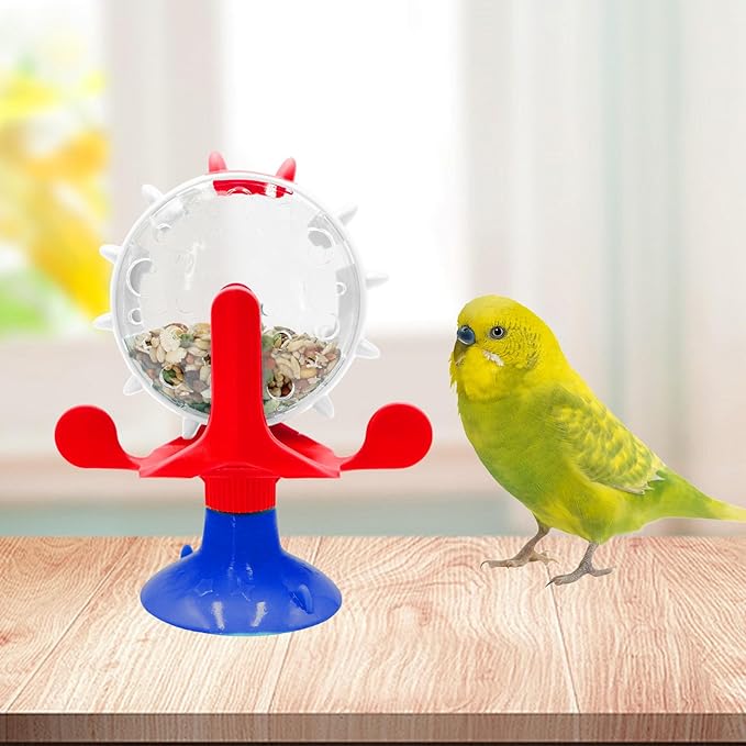 Oooct Bird Foraging Toys, Parrot Rotating Feeders, Bird Chewing Toys, Bird Enrichment Toys, Bird Cage Accessories, Suitable for Birds Parrots Parakeets Cockatiels Conures Lovebirds