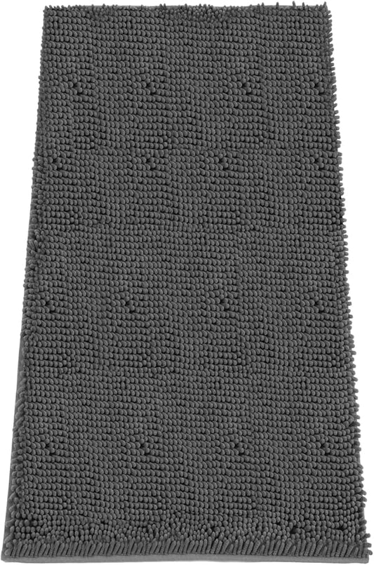 Absorbent Dog Door Mat for Muddy Paws, 72" x 24" Chenille Indoor Mats for Entryway, Trap Dirt Front Door Mat Indoor Entrance Washable Non Slip Soft