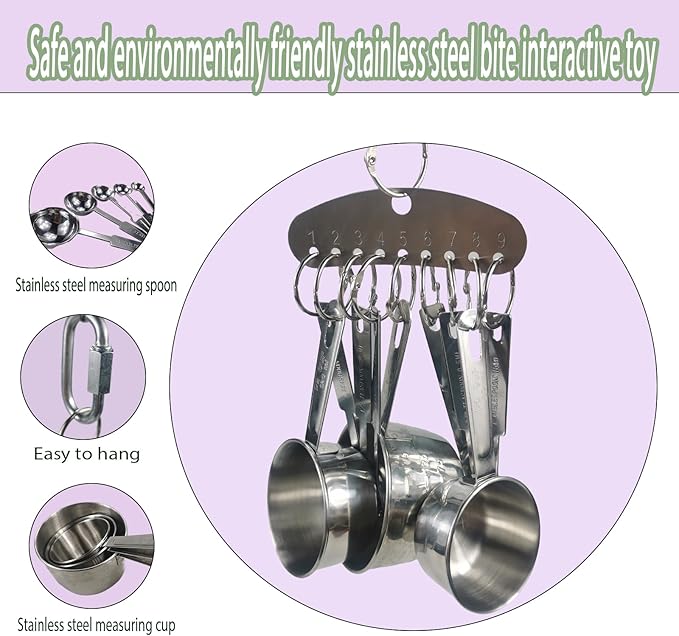Bird Toys Hanging Bite Chewing Interactive Toys Macaw, African Grey Parrot, Cockatow, Amazon Parrot Bird Gifts