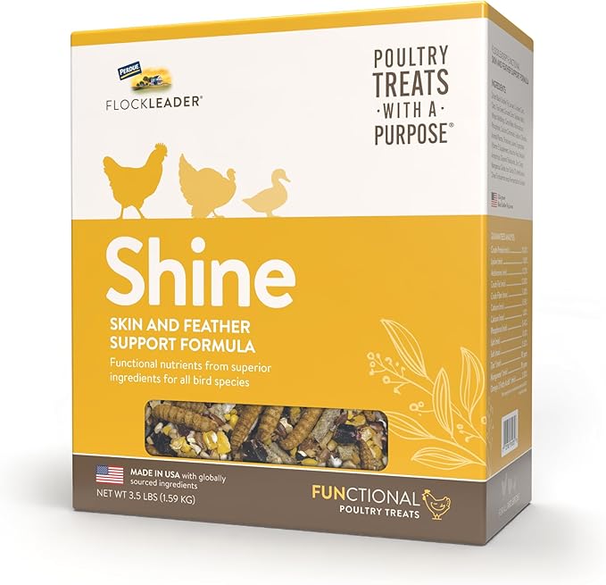 Shine, Functional Poultry Treats for Skin and Feather Support, 3.5 lb