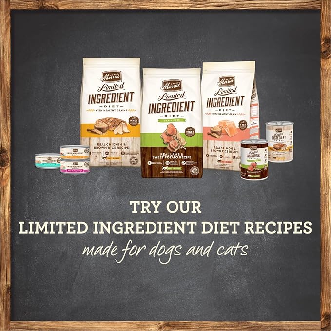 Merrick Limited Ingredient Diet Premium Grain Free And Natural Canned Pate Wet Cat Food, Chicken Recipe - (Pack of 24) 2.75 oz. Cans