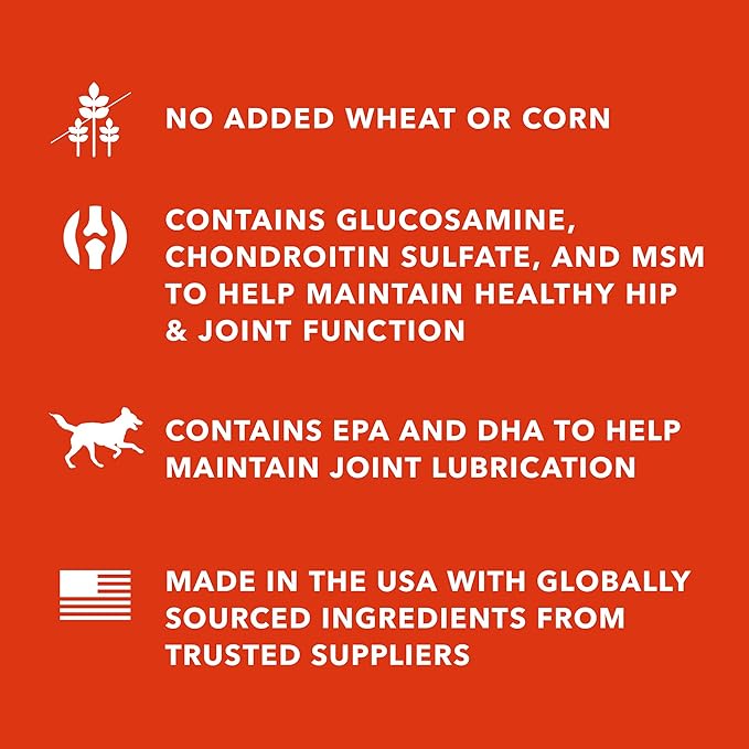 Amazon Brand - Wag Hip & Joint Soft Chews for Dogs, 120 Count