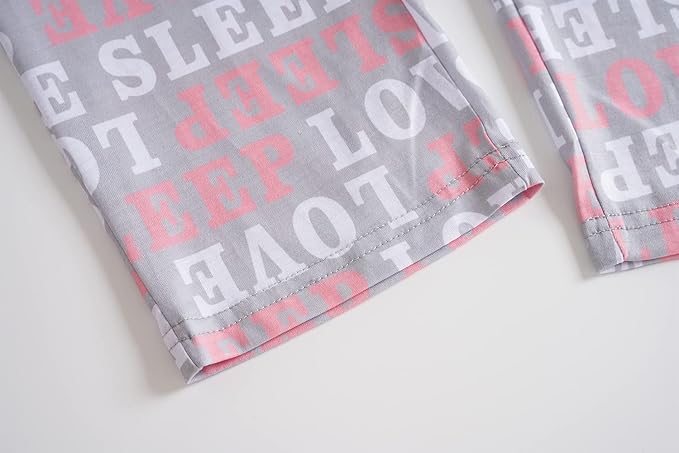 YIJIU Women's Sleepwear Long Sleeve Top and Pants Pajama Set Panda Print Nighty