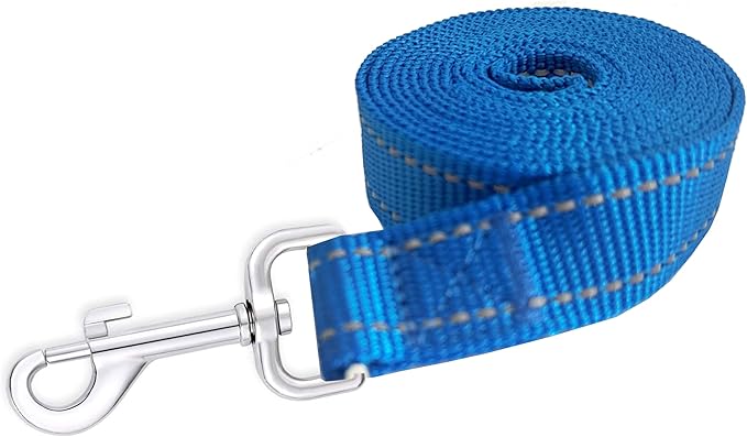 Reflective Dog Leash 4Ft /5 Foot /6 Feet Long, 1 Inch Wide, for Small and Medium Dogs