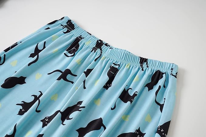 YIJIU Women's Sleepwear Long Sleeve Top and Pants Pajama Set Panda Print Nighty