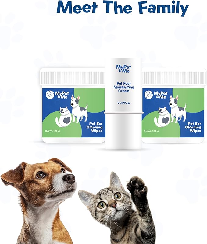 My Pet & Me Dog Paw Cleaner - Foaming Cleanser for Easy Paw Cleaning - No-Rinse Dog Paw Washer - Gentle Foot Cleaner for Dogs - Paw Wash for Small & Large Dogs - 4.05 oz